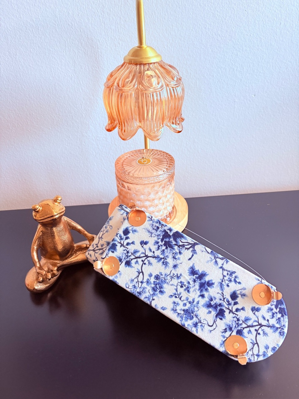 🩷🩷Blue Floral Mini Chaise Sofa Accent - Jewelry box 🩷🩷 - Picture 7 of 7